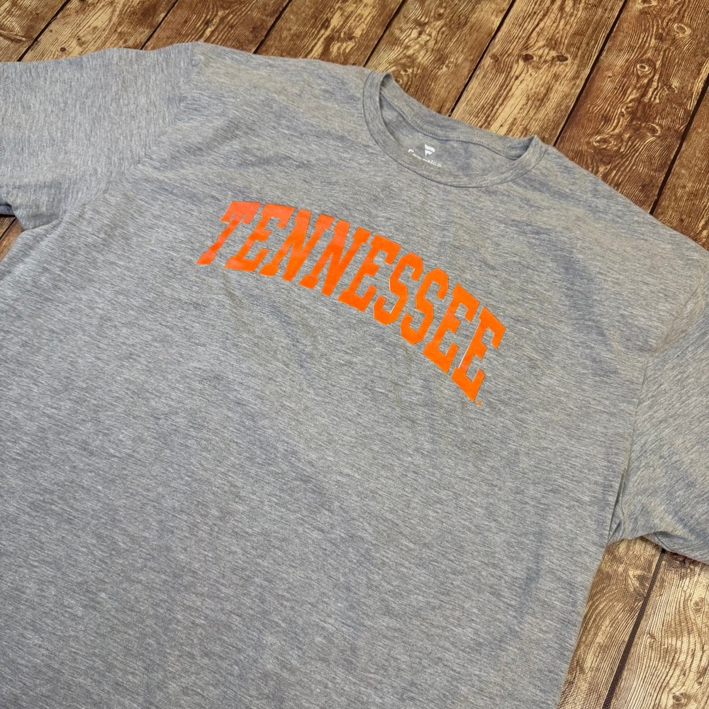 Fanatics NCAA Tennessee T Shirt Mens Extra Large Gray Graphic Tee Short Sleeve